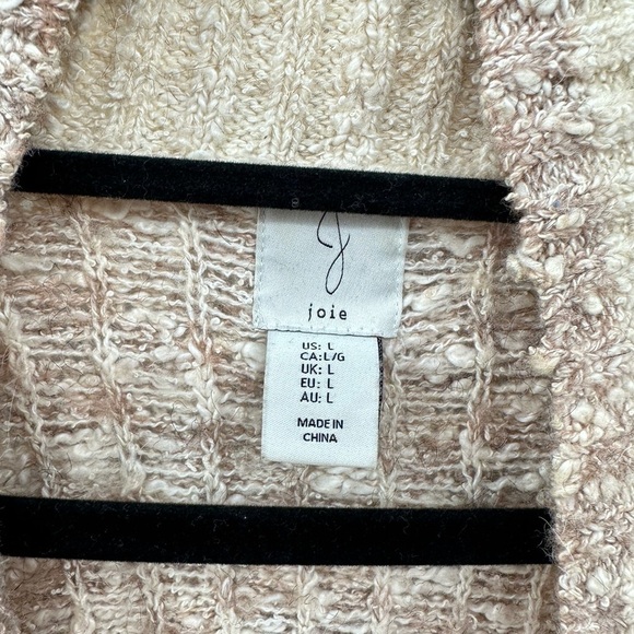 JOIE M Soft Long length womans cozy transitional open quiet luxury cardigan - Picture 3 of 12